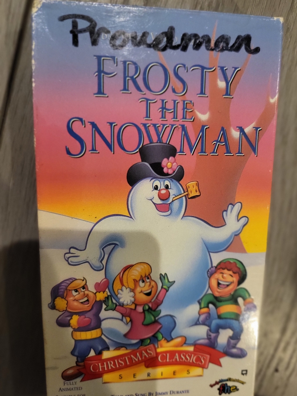 Frosty the Snowman VHS 1993 Christmas Classics Rankin Bass